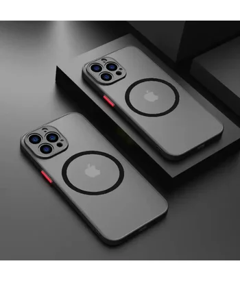 Силиконовый чехол "Armor Matte Cover" Case with MagSafe для iPhone 15 Pro Черный Силиконовый чехол "Armor Matte Cover" Case with MagSafe для iPhone 15 Pro Черный
