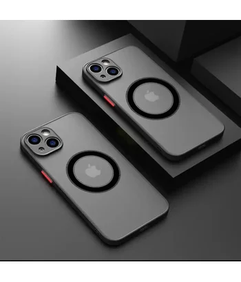 Силиконовый чехол "Armor Matte Cover" Case with MagSafe для iPhone 14 Plus Черный Силиконовый чехол "Armor Matte Cover" Case with MagSafe для iPhone 14 Plus Черный