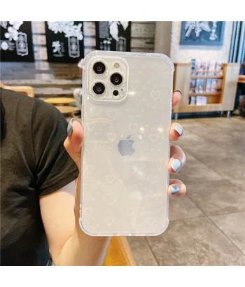 Силиконовый чехол "Holographic Hearts" для iPhone 13 Pro Силиконовый чехол "Holographic Hearts" для iPhone 13 Pro