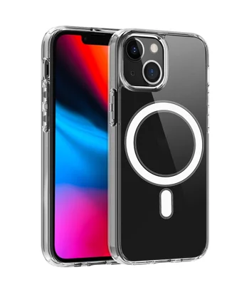 Силиконовый чехол "JASTER" with MagSafe для iPhone 15 Plus Прозрачный Силиконовый чехол "JASTER" with MagSafe для iPhone 15 Plus Прозрачный