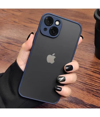 Силиконовый чехол "Armor Matte Cover" для iPhone 14 Синий Силиконовый чехол "Armor Matte Cover" для iPhone 14 Синий