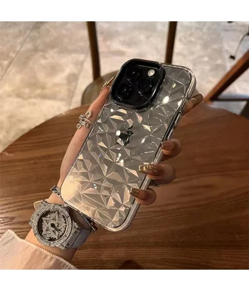 Силиконовый чехол "Crystal Diamond" для iPhone 14 Pro Белый Силиконовый чехол "Crystal Diamond" для iPhone 14 Pro Белый