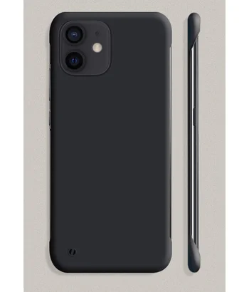 Пластиковая накладка "Candy Color Matte" для Apple iPhone 12 Mini Черный Пластиковая накладка "Candy Color Matte" для Apple iPhone 12 Mini Черный
