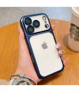 Силиконовый чехол "CrystalLock Pro" для Apple iPhone 17 Pro Max Синий Силиконовый чехол "CrystalLock Pro" для Apple iPhone 17 Pro Max Синий