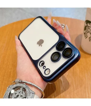 Силиконовый чехол "CrystalLock Pro" для Apple iPhone 17 Pro Max Синий Силиконовый чехол "CrystalLock Pro" для Apple iPhone 17 Pro Max Синий