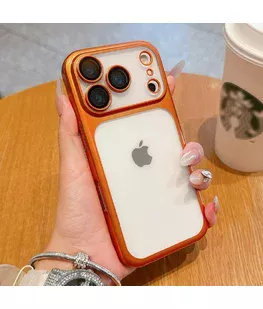 Силиконовый чехол "CrystalLock Pro" для Apple iPhone 17 Pro Оранжевый Силиконовый чехол "CrystalLock Pro" для Apple iPhone 17 Pro Оранжевый