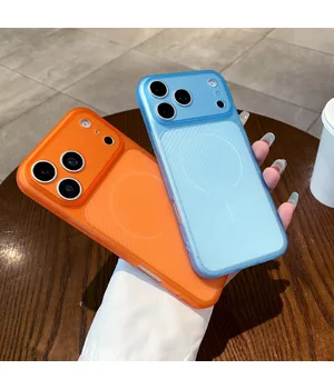 Силиконовый чехол "Carbon Matrix" для Apple iPhone 17 Pro Оранжевый Силиконовый чехол "Carbon Matrix" для Apple iPhone 17 Pro Оранжевый